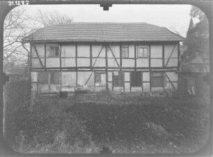 Ellrich, Hospitalstraße 40. Heimatmuseum (ehem. Hospital, 1665). Klingelhaus. Rückseite
