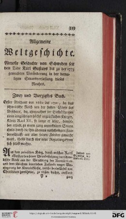 Zwey und Vierzigstes Buch