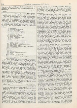 345 [Rezension] Bibliography of Jewish bibliographies