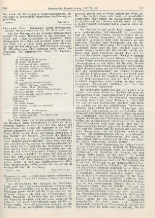 345 [Rezension] Bibliography of Jewish bibliographies