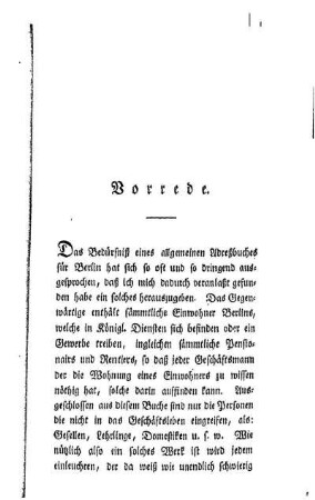 Vorrede ( Einleitung)