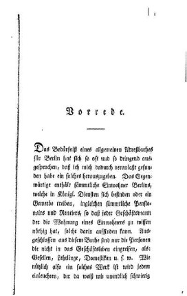Vorrede ( Einleitung)
