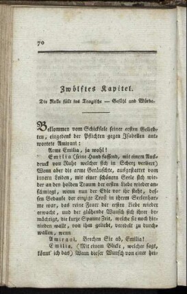Zwölftes Kapitel. Die Rolle fällt ins Tragische [...]