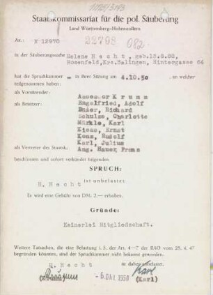 Hecht, Helene