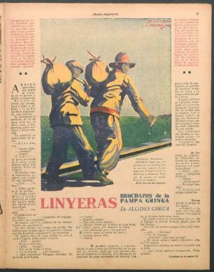 Linyeras : Brochazos de la pampa gringa de Alcides Greca