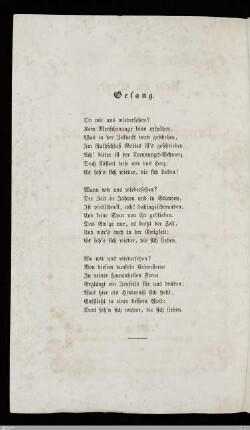 Gesang