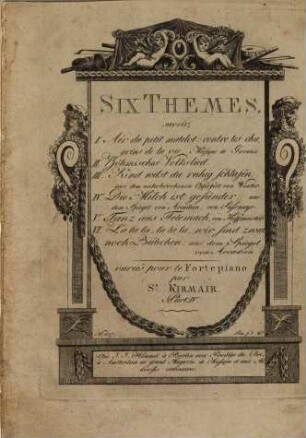 Six thèmes : ... variés pour le forte piano