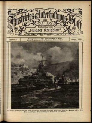 Ausgabe vom Sonntag, den 01. August 1915.