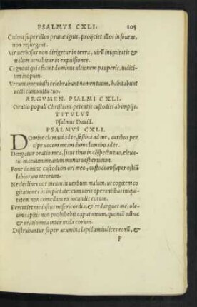 Psalmus CXLI. - Psalmus CL.