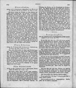 Flora Brunsvicensis,[oder Aufzählung und Beschreibung der in der Umgegend von Braunschweig wildwachsenden Pflanzen, nach Linnée's Sexualsystem, nebst Angabe der Synonymen, der Blüthezeit, des Vorkommens, der Fundorte u.s.w.] / von H. W. L. Lachmann. - Braunschweig : Meyer, 2. Theil: Phanerogamen. - 1828.