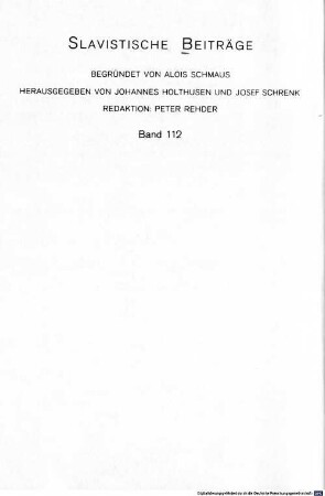 Zur Metaphorik in den Epen Živana, Medvjed Brundo, Utva und Ahasver des kroatischen Dichters Vladimir Nazor