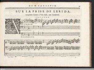 Sur la prise de Lerida