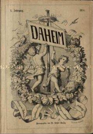 Familienzeitschrift. 10. Jahrgang 1873/74