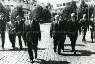 Innenminister Friedrich Dickel besucht Moskau