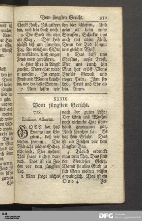 XXXIX. Vom jüngsten Gericht.