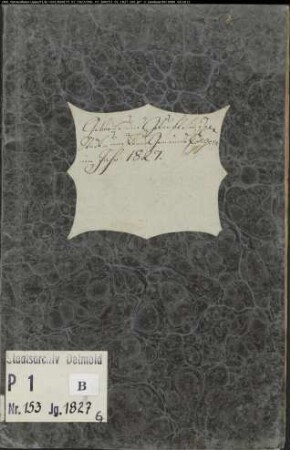 Kirchenbuchduplikate der evangelischen Gemeinde Enger, Kreis Herford (GHT 1827). (Gemeinde: Evangelische Gemeinde Enger)