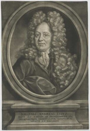 Bildnis des Iohannes Andreas Danz