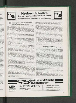 Die Frühlingsfahrt des Langenhorner Bürger- und Heimatvereins