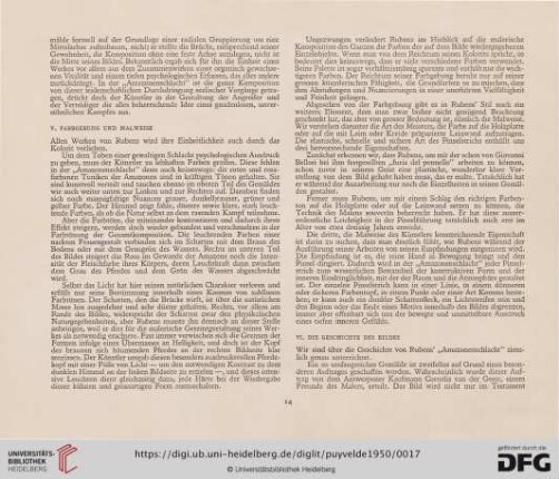 VI. Die Geschichte des Bildes