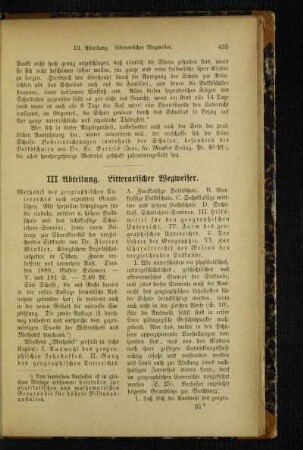 Litterarischer Wegweiser