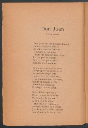 Don Juan : (Poesía Jocosa)