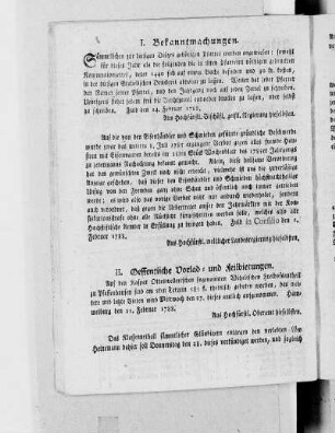 8tes Stück, Ausgabe vom 20. Februar 1788 [Titelseite fehlt]