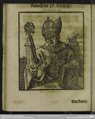 Rudolff der 17. Bischoff