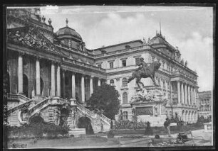 Budapest. Burggarten mit Prinz-Eugen-Denkmal