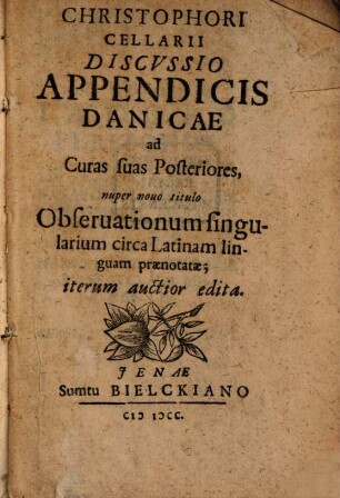 Discussio Appendicis Danicae