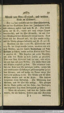 Abreise von Neu-Seeland, und weitere Reise im Südmeer