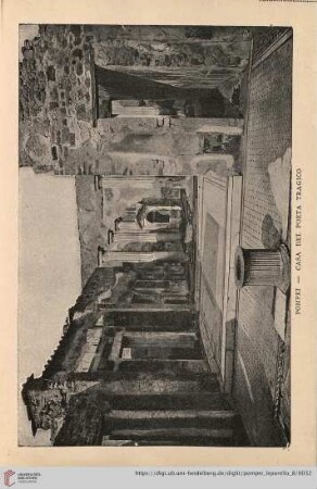 Pompei – Casa del Poeta Tragico – Maison du Poète Tragique. – House of the Tragic Poet. – Das Haus des Tragoedien Dichters.