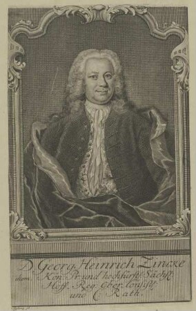 Bildnis des Georg Heinrich Zincke