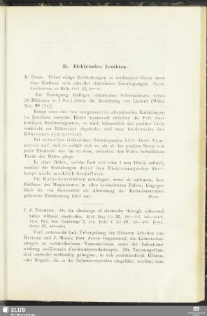 35. Elektrisches Leuchten