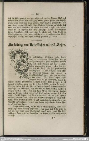 Herstellung von Reliefstichen mittelst Aetzen
