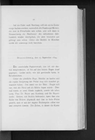 Braunschweig, den 23. September 1894.