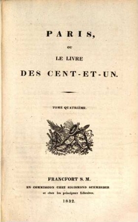 Paris, ou le livre des cent-et-un, 4