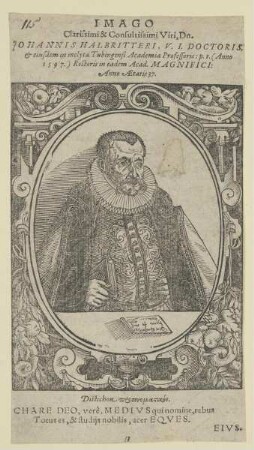 Bildnis des Johannis Halbritteri