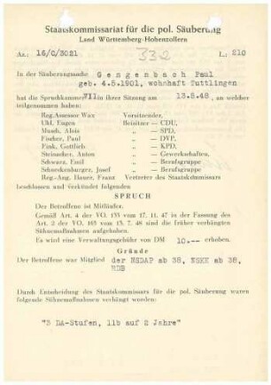 Gengenbach, Paul