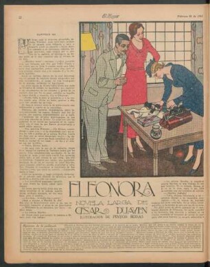 Eleonora : Novela larga