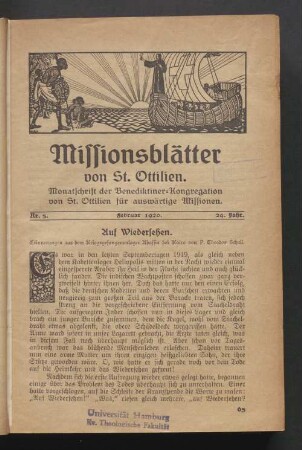 Nr. 5. Februar 1920. 24. Jahrgang