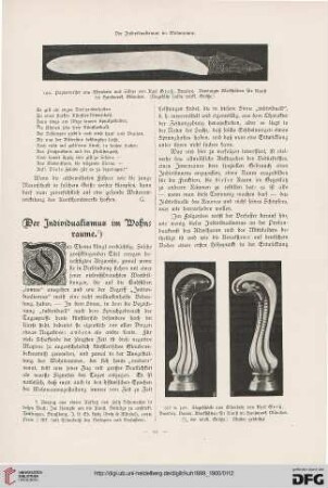 Der Individualismus im Wohn raume