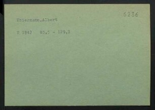 Thiermann, Albert
