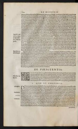 De Poenitentia.