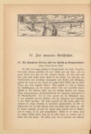 IV. Zur neueren Geschichte