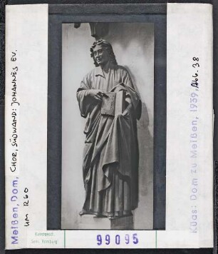 Meißen, Dom: Ostchor, Südwand, Johannes der Evangelist