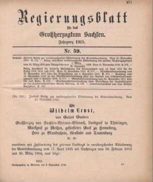 Nr. 226: Zweites Gesetz zur vorübergehenden Abänderung der Gemeindeordnung