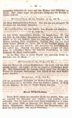Kreis Witzenhausen.