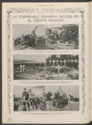 La formidable ofensiva inglesa en el frente francés - [Fotografías]