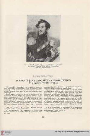 20: Portrety Jana Nepomucena Głowackiego w Muzeum Tarnowskim