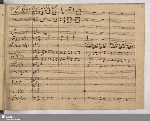 No. 7. Cavatina: Dunque un altra volta amore